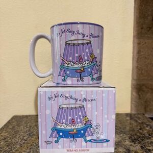 Burton & Burton Coffee Mug “It’s Not Easy Being a Princess” Pampered Girls